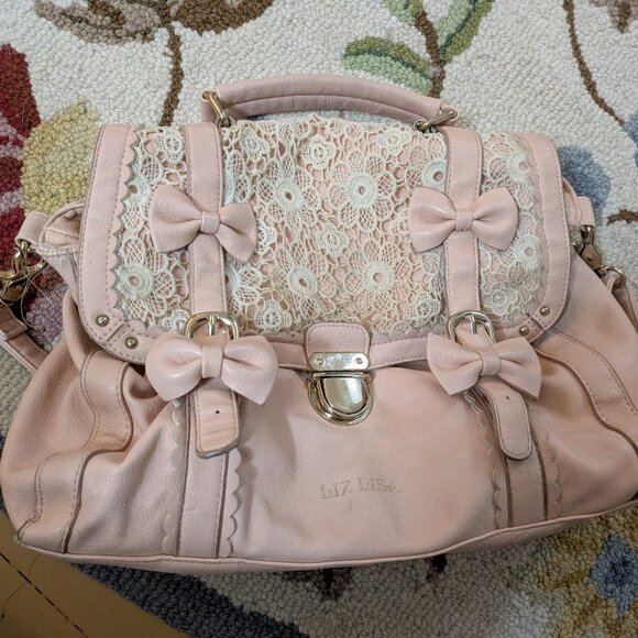 Liz Lisa cute pink gyaru Japanese handbag tote purse bag - Picture 2 of 5